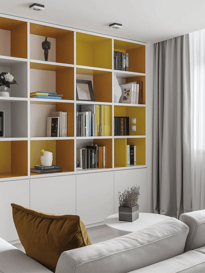 Kệ sách gỗ hiện đại